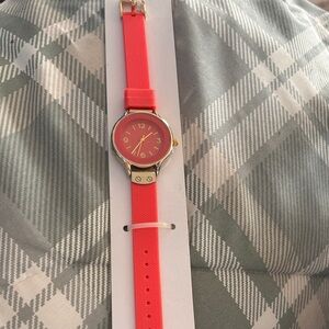 Elegant Coral Women's Watch